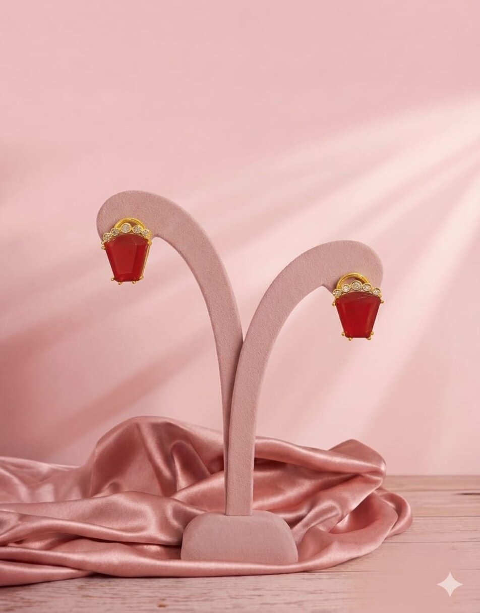 RUBY Stud Earrings