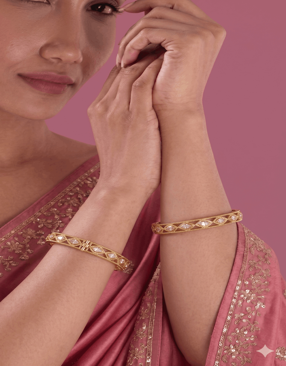 Polki Queens Bangles