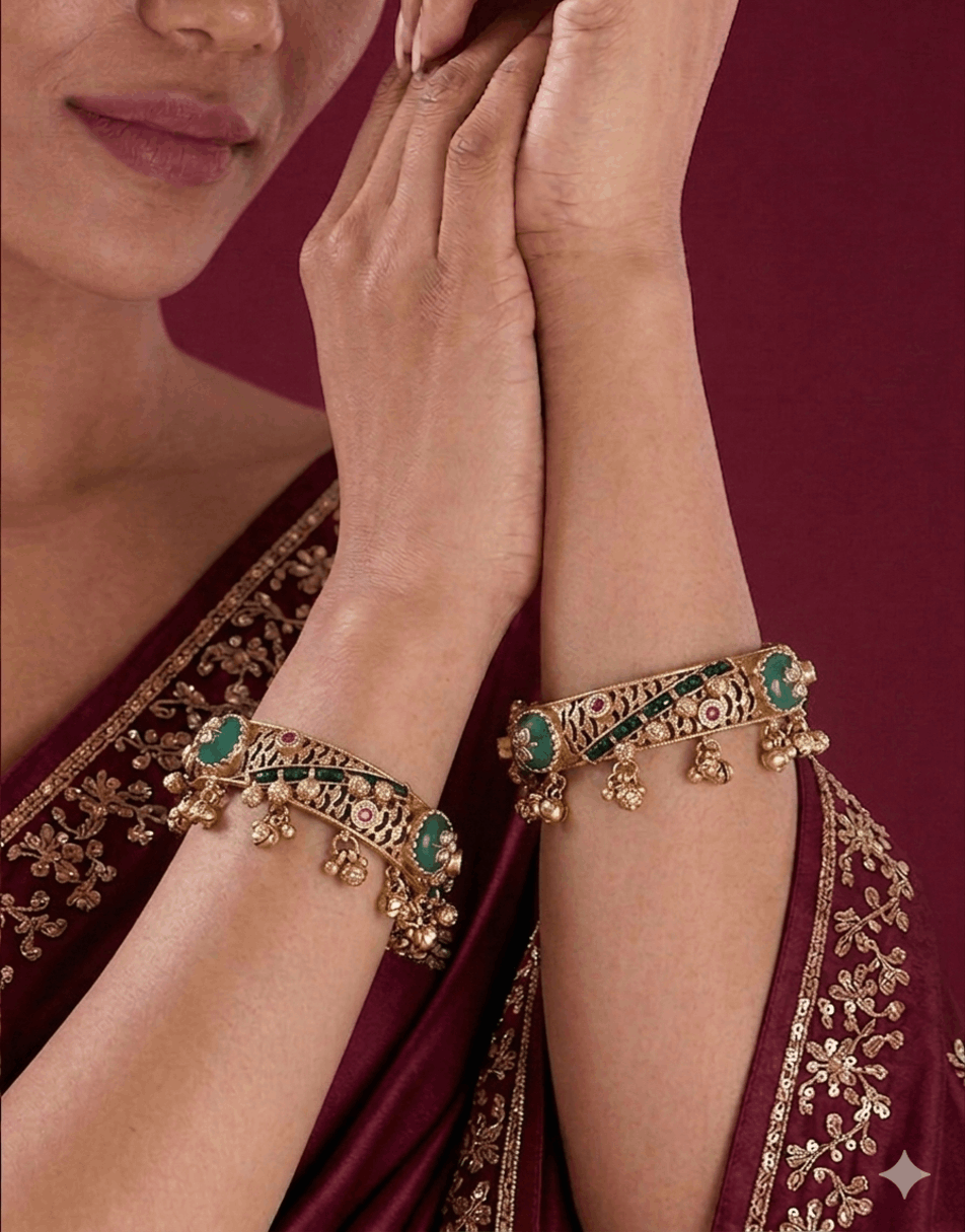 Heritage Bangles Swarovski Stone