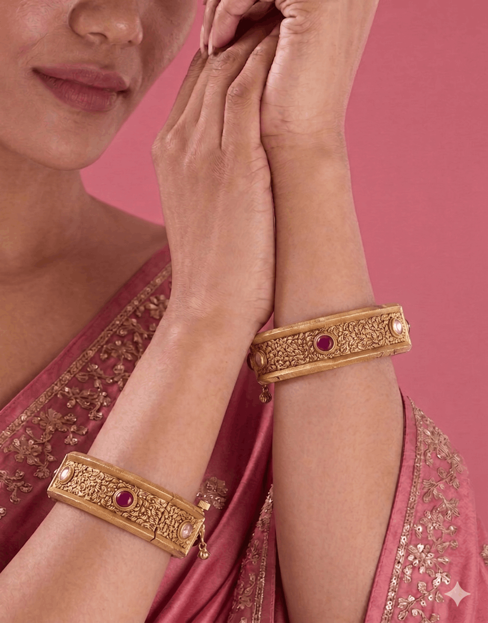 Gold-Plated Bangles