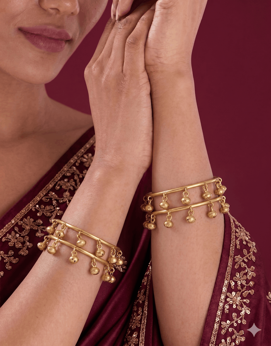 Heritage Gold Plated Bangles