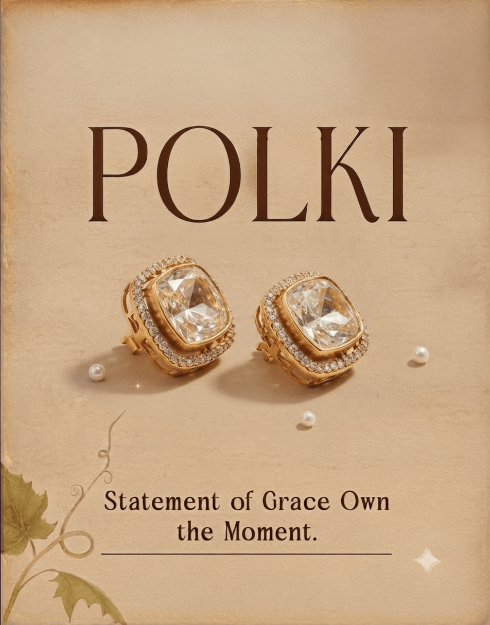 Mossionite Stone Squire Earrings