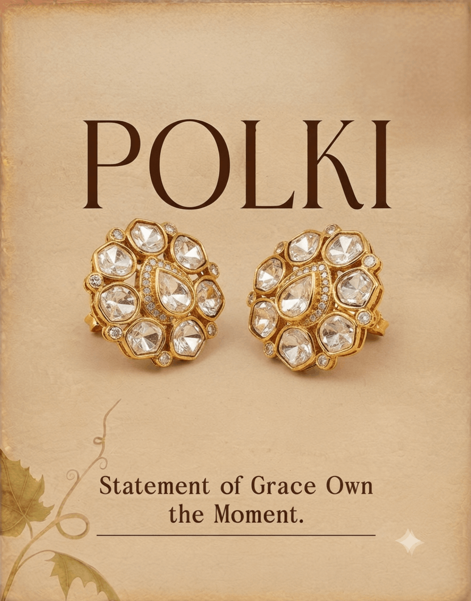 MOISSANITE DIYA Earrings