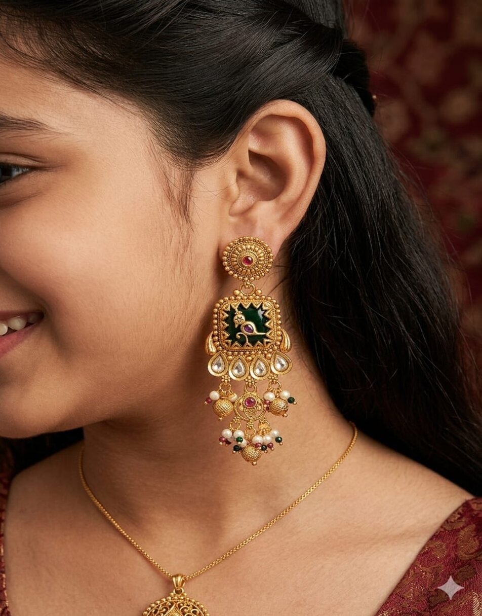 Heritage long Earring